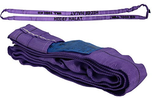 1 Tonne 2 Meter Rundschlinge Bandschlinge Rundschlingen Hebeband Hebegurt Schlupp Kranschlinge