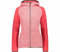 CMP Giacca Stretch in Pile Teddy con Cappuccio, Donna, Red Fluo, 42, Red Fluo