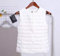 Doudoune Sans Manches Ultra Légère Pour Femme,Femmes Plus La Taille Ultra Léger Duvet, Vestes Gilet Court Duvet De Canard Doudoune Noire Doudoune Slim Gilet Slim, Gilet Plus Léger Coupe-Vent Cha