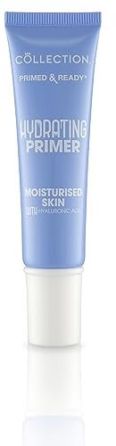Collection Cosmetics Primed and Ready Hydrating Primer, schließt Feuchtigkeit ein, 20 ml, Hydratation, transparent