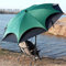 Refue Grüner Strandschirm mit verstellbare Neigung Tragbarer Outdoor Sonnenschirm Windsicherung Kommerzielle Anglerschirm 220cm / 240cm (Size : 220CM/7.2ft)