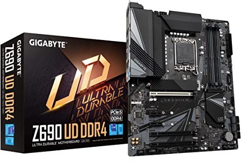 Gigabyte Z690 UD DDR4 (LGA 1700/ Intel Z690/ ATX/ DDR4/ Triple M.2/ PCIe 5.0/ USB 3.2 Gen2X2/ Type-C/ 2.5GbE LAN/Carte mère)