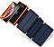 POWOBEST Solarladegerät Mobile Power 20000 mAh Ladung Schatz Solar Laden, Elektrisches Aufladen Dual Use Dual USB Charge 2,1 A Schnelle Aufladung Orange