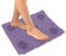 Agatige Foot Massage Pad Mat, Feet Massager Scrubber Mat Acupressure Reflexology Foot Pad Shower Foot Massager Scrubber Cleaner for Promote Blood Circulation(Purple)