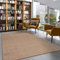 Impression Kurzflor-Wohnzimmerteppich - Schlichte Moderne Teppiche für Schlafzimmer, Büro, Flur, Küche, Kinderzimmer - Beige, 80 x 200 cm