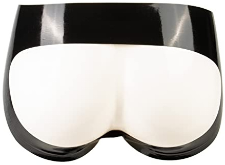 Rubberfashion Slip en Latex Sexy sans Poche - Tuyau en Caoutchouc en Latex avec Trou - Pantalon en Dessous en Latex pour Femmes et Hommes
