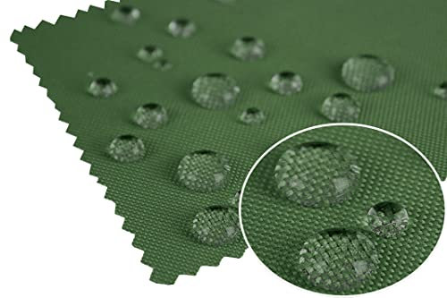 Oxford 600D Wasserabweisender Wasserdichter Stoff Gewebe Abdeckplane Wasserdicht (Khaki)