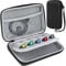 GeeRic Funda para Unidad Flash USB, Estuche para Soporte de Unidad de Pulgar de Material Blando, Organizador de Accesorios electrónicos universales, con 10 Ranuras,Gris