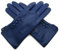 TheGloveHut Damen Echtes Weiches Leder Handschuhe Voll Gefüttert (Blau, Large7.5)