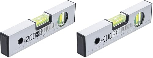 BGS Diy 50869 | Wasserwaage | 200 mm (Packung mit 2)