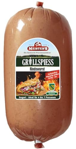 Dönerfleisch für zuhause für Kebab Dönergrill | Dönerspieß Fleisch Grillspieß für Vertikalgrill | Mit Drehspieß Döner selber machen (Rind 850g)
