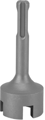Ground Rod Driver, Steel SDS Max Shank T Post Driver Attachment Universal Drill Tools for SDS Plus Hammer Drill (#4)