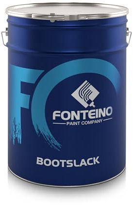 Fonteino Bootslack - Matt Weiß - Bootsfarbe Schiffslack Yachtlack Holzlack Parkettlack Treppenlack Gartenmöbellack für Holz 2,5L