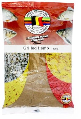 500g VAN DEN EYNDE GRILLED HEMP geröstetes Hanfmehl Futterzusatz Angelfutter