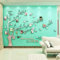Purekay Wandtattoo Baum 3D DIY Foto Wandsticker Pflanzen Wandaufkleber Groß Kleben Aufkleber Wandbilder für Schlafzimmer Wohnzimmer Kinderzimmer Sofa Hintergrund Wanddeko (Linker Spiegel, S)
