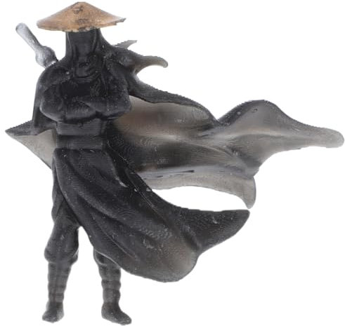 Luxshiny Miniaturfigur Gartendekoration Resin Statue Mit Ninja-Design Für Feengarten Tischdeko Landschaftsprojekte Detailreiche Kleine Figur Für Kreative Arrangements