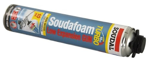 Soudal 750 ml.Soudafoam Gun Low Expansion Turbo 10min Turbo