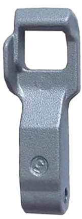 Türschalterhaken mit Schloss für Waschmaschine,Kompatibel mit LG Frontlader,Ref. MFG63099101,DFS03857,Edelstahl Waschmaschinen,Farbe Metallic Türschloss Schlagtrommel Türhaken Ersatzteile
