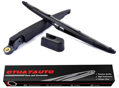 OTUAYAUTO Heckscheibenwischer Kompatibel mit Astra H 04-14, Corsa E 14-23, Scheibenwischer Hinten Wischerarm mit Wischerblätter, Länge: 305mm