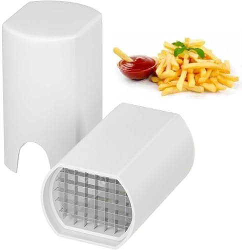 Potato Chipper Chip Cutter, Stainless Steel French Fry Cutter, Manual Chip Cutter Machine Potato Chips Cutter, Hand Chip Cutter, Gadget Multipurpose Chip Cutter for Vegetables and Fruits (1PCS)
