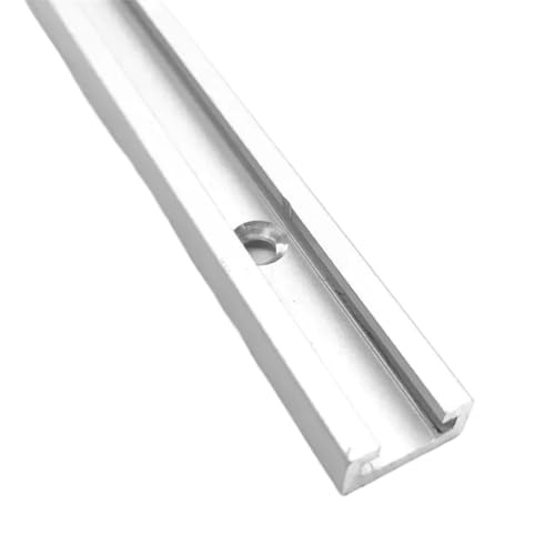 QTYQWC Wood working Type-30 T-slot Miter Track Tool 400-800mm Chute Aluminium Alloy Guide Rail for Table Saw Workbench T Track DIY Tools(White 2PCS,1000MM)