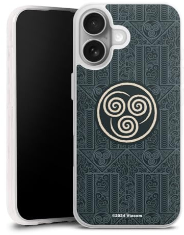 Silikon Hülle kompatibel mit Apple iPhone 17 Case transparent Handyhülle Avatar - Der Herr der Elemente Luft Offizielles Lizenzprodukt