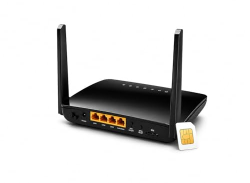 Modem WiFi 4G con SIM Inclusa – Internet Casa Plug & Play Senza Linea Fissa – Router Wireless per Smart Working, Streaming, Videosorveglianza, Camper e Negozio – Ricaricabile Senza Vincoli