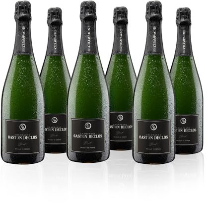 Virgin Wines - Premium Champagne Case - 6 Bottles (75cl) - Elegant French Champagne for Celebrations