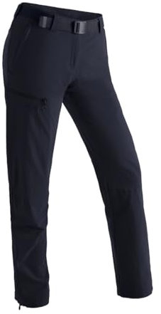 Maier Sports Inara Slim, Damen Wanderhose, Wasserabweisende Outdoorhose für Trekking und Hiking, Enganliegender Schnitt, PFC-frei, mSTRETCH pro 4 & Dryprotec, Blau, 24 (W40/L30)