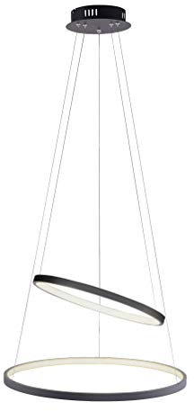 LeuchtenDirekt Paul Neuhaus Circle Pendelleuchte 500mm 11525-13 Silber