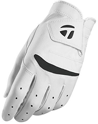 TaylorMade Unisexe-Adolescents Stratus Junior Golfhandschuh, Weiß, S