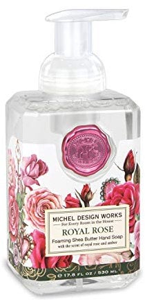 Savon moussant Royal rose