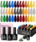 Beetles 20 Pcs Gel Nail Polish Kits-Magic Academy Collection Orange Yellow Glitter Red Dark Green Blue Gel Nail Polish Set Soak Off LED Nail Lamp Base Top Coat Nail Gifts for Women