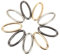 9Pcs Spring Snap Clips Runde Feder O-Ring Oval Ringe Oval Karabiner Snap Clip für DIY Basteln(#3)