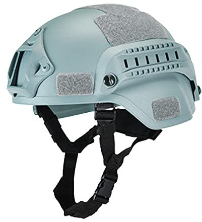 GEQIAN Taktischer Militär-Helm, Fahrradhelm, Airsoft-Ausrüstung, Paintball-Kopfschutz, für Herren und Damen, zum Fahrradfahren, mit Nachtsicht-Sportkamera-Halterung