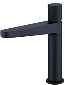 BERNSTEIN® Waschtischarmatur 8313 Badarmatur in Schwarz matt Einhandmischer Wasserhahn Armatur Bad Badezimmerarmatur