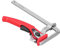 Ratcheting Table Clamp Aluminium Alloy Woodworking Clamp Rail Clamp Guide Rail Fixture Fixing Tool for Woodworking