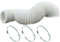 6m Long Flexible PVC Ducting and 3 Jubilee Clips Worm Drive, Tumble Dryer Hose AC Extension 100mm Dia. (4 inch Dia.) Bathroom Fan Kitchen Extractor Wide Application