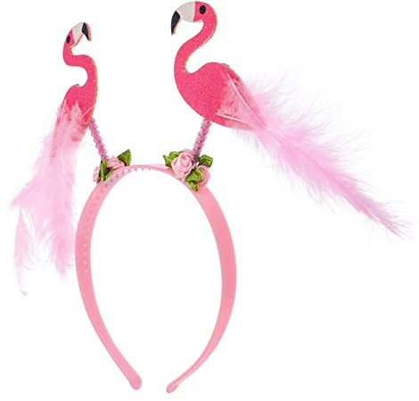 ifundom Flamingo-stirnband Für Damen Partyzubehör Modisches Haarband Für Frauen Dekorative Party-requisiten