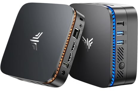NiPoGi Mini PC Ιntel Twin Lake N150(Besser als N100) Unterstützt W-11 Pro 16 GB RAM 512 GB M.2 SSD, E1 Mini Desktop PC 4K@60HZ UHD Dual Display HDMI 2.0+DP 1.4/Dual Bande WiFi/BT4.2/RJ45/VESA