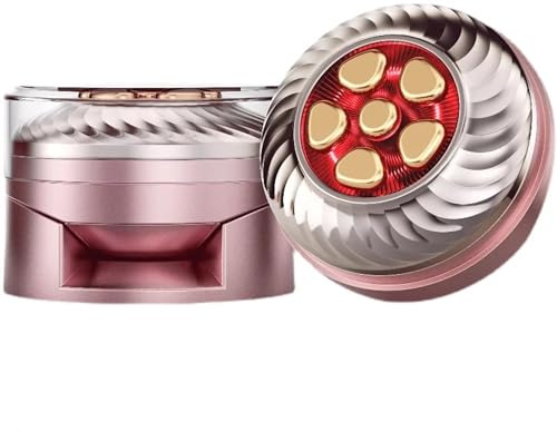 Lalano’S Cosmetics V-Face Anti-Aging-Gerät – RF, EMS & 630NM Rotlicht – Gesichtsstraffung, Hautverjüngung & Kollagenaktivierung – 24K Gold 6-Polkopf – Kabellos, Wiederaufladbar