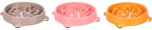Flamingo Gamelle Anti Glouton Chien 0.3L - pour Petits Chiens - Gamelle d'alimentation Lente - Favorise Une Alimentation Saine Et Une Digestion Lente - 16x3.5 cm - 300ML - Pas de Choix de Couleur