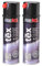 2x PROTEXB Black Textured Plastic Coating Aerosol 500ml