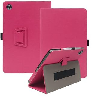 Protective Leather Case for Cheerjoy/HAKAUG/Ainmel/Yicty A6H 11inch Tablet Android 14 Tablets Cover with Stand, Shockproof & Multi-functional Design,Rose