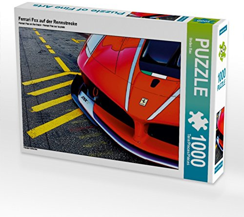 CALVENDO Puzzle Ferrari Fxx auf der Rennstrecke | 1000 Teile Lege-Größe 64 x 48 cm Foto-Puzzle für glückliche Stunden