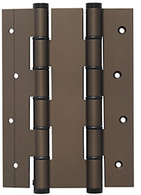 Pendeltürband doppelt wirkend, Rollen ø 16 mm,Höhe 180 mm,Alu dunkelbronze elox.
