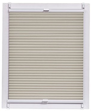 Sunlines Wabenplissee Made in Germany, Verdunkelung, Klemmfix, Creme, 80 x 2.3 x 150 cm