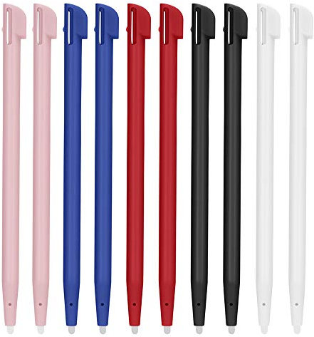 FNGWANGLI Lot de 10 stylets tactiles en plastique pour Nintendo 2DS 5 couleurs disponibles
