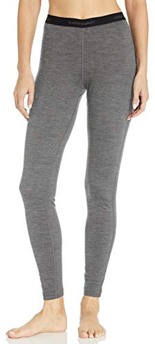 Icebreaker Merino Damen 200 Oasis Leggings, S, Gritstone Hthr