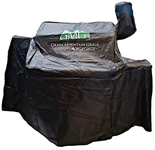 RUNADI Outdoor Grillabdeckungen, Daniel Boone Prime WiFi Smart Grill Allwetterabdeckung, Schwarz